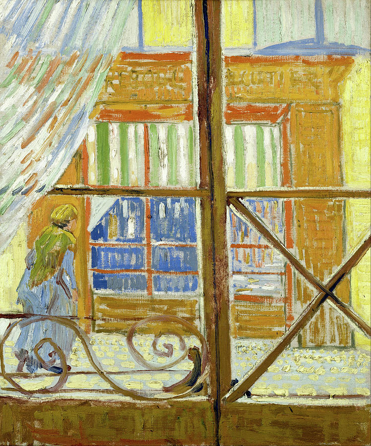 View of a butchers shop #4 Painting by Vincent van Gogh