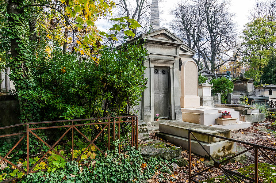 View of Pere Lachaise Cemetery #5 Photograph by Alain De Maximy