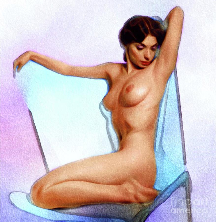 Free Vintage Nude Art - Vintage Nude Pinup by Esoterica Art Agency - Royalty Free and Rights  Managed Licenses