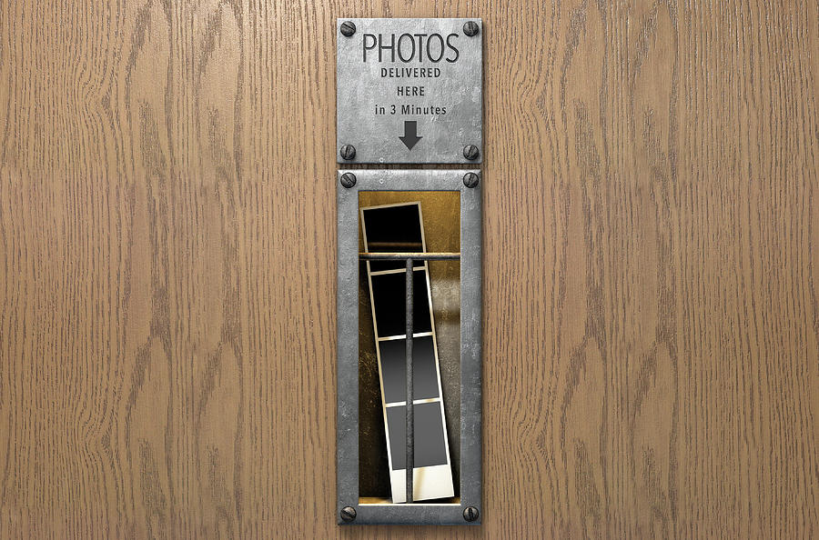 Vintage Digital Art - Vintage Photo Booth Pickup Slot #5 by Allan Swart
