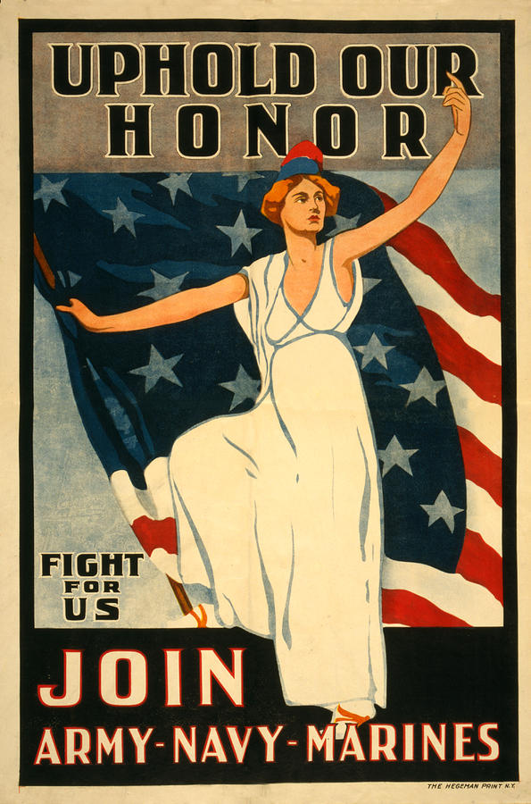 Vintage WWI Poster Painting by Vintage Pix - Fine Art America