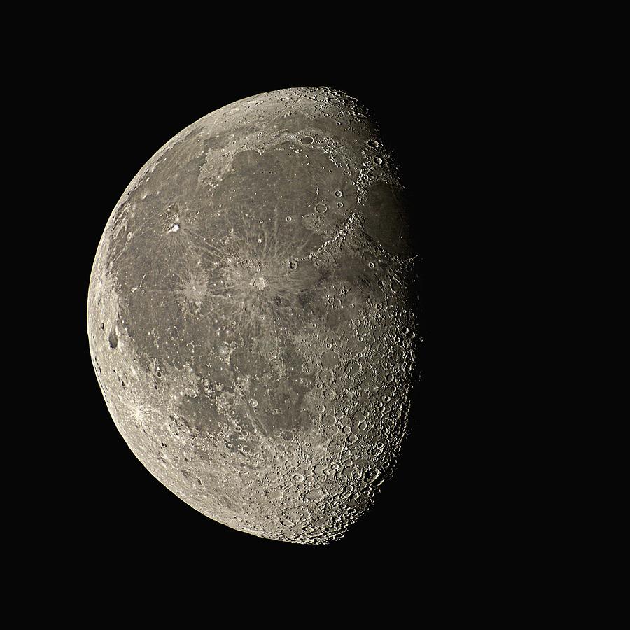 Waning Gibbous Moon #5 Photograph by Eckhard Slawik