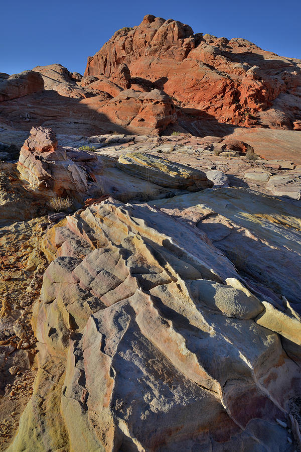 Waves of Sandstone in Valley of Fire #5 Photograph by Ray Mathis