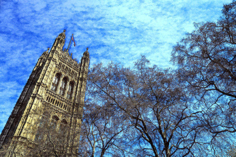 Westminster Abbey Digital Art - Westminster Abbey #6 by Peg Owens