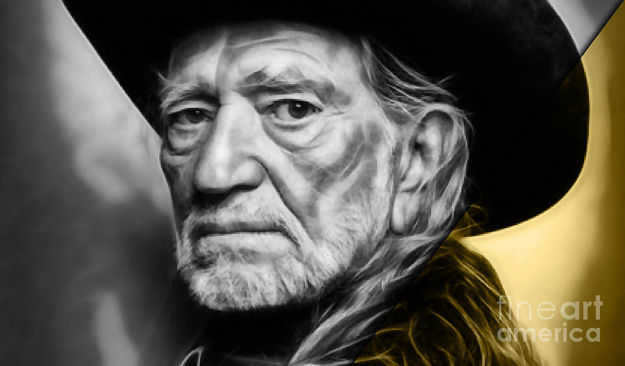 Willie Nelson Collection #5 Mixed Media by Marvin Blaine