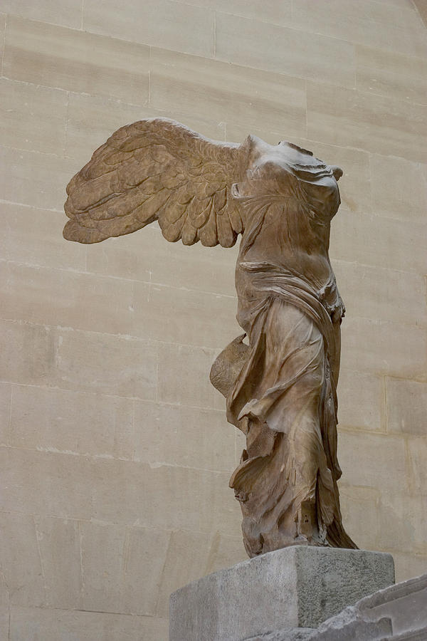 Winged Victory At Louvre Photograph By Carl Purcell - Fine Art America