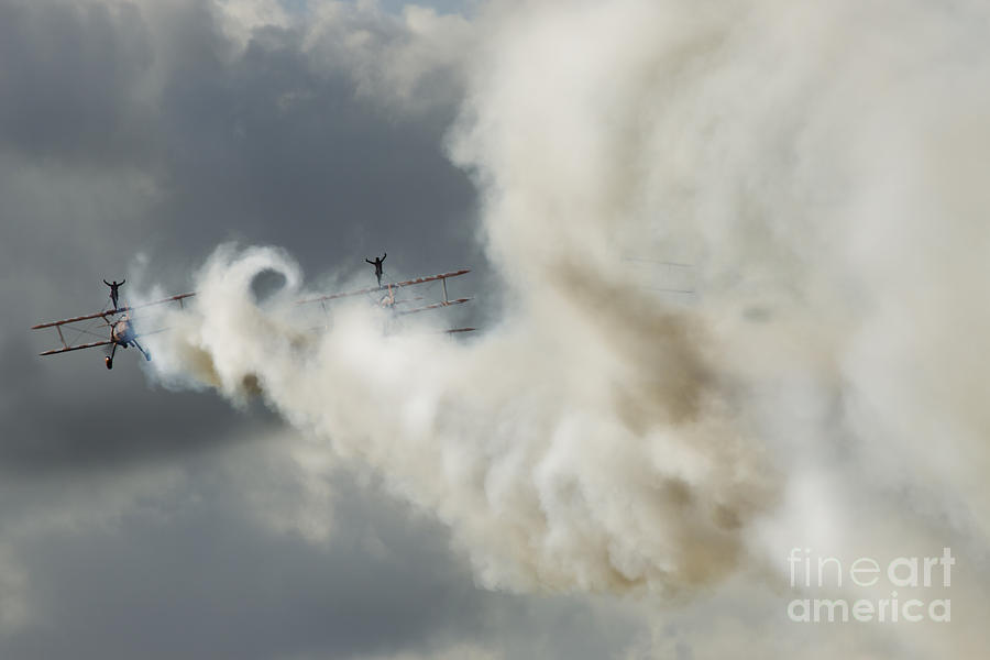 Airshow Photograph - Wingwalkers #5 by Ang El