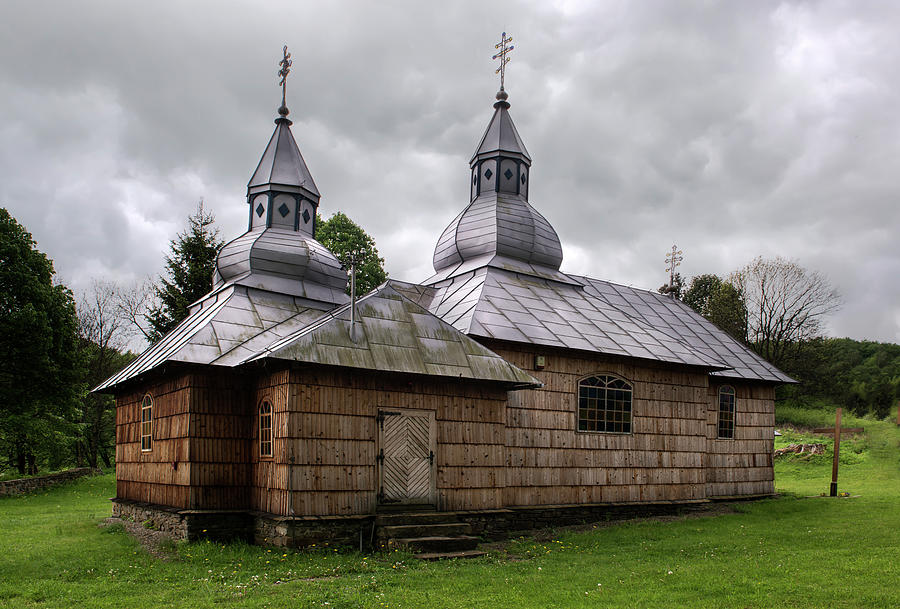 Wooden church in Olchowiec #5 Photograph by Jaroslaw Blaminsky