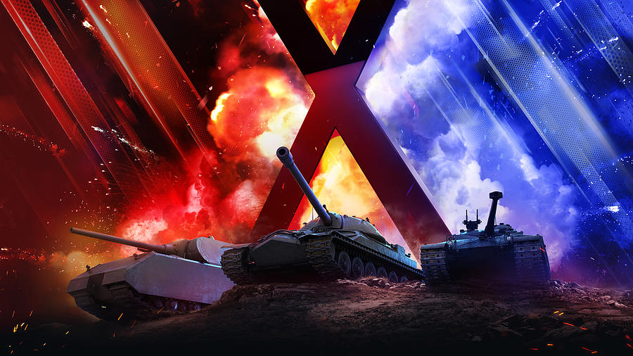 Flag Digital Art - World Of Tanks #5 by Super Lovely