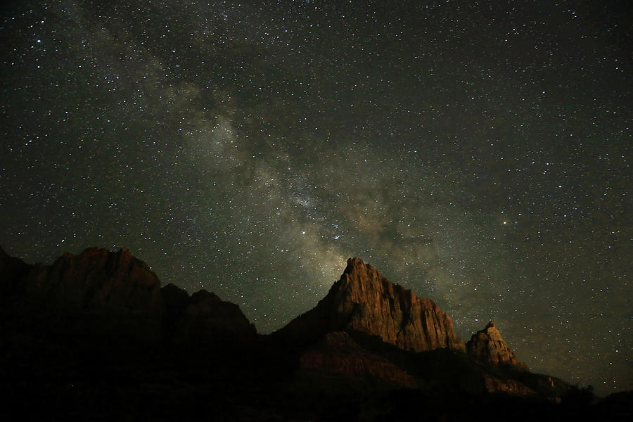 Zion Milky Way #5 Photograph by Michael Just