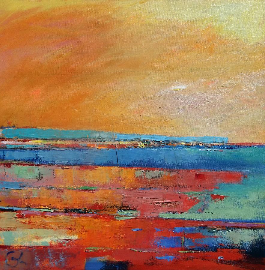 Sunset Painting - 50/50 by Gary Coleman
