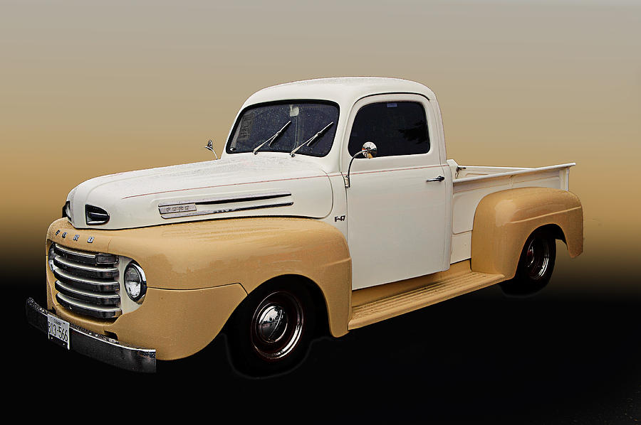Car Photograph - 50 Ford Pickup by Jim Hatch