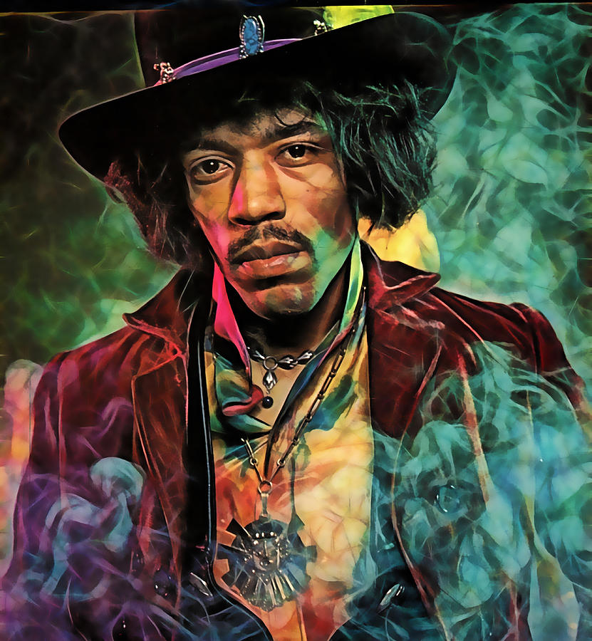 Jimi Hendrix Collection is a mixed media by Marvin Blaine which was uploade...