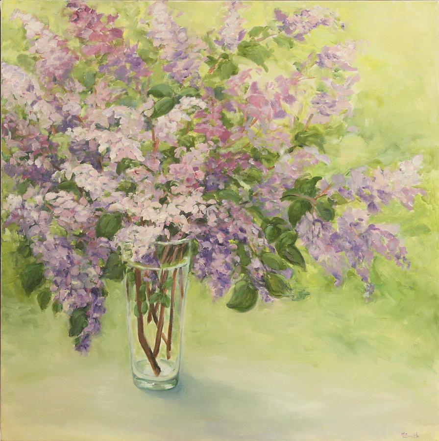 50 Shades of Violet Painting by Mary Lynn Smith - Fine Art America