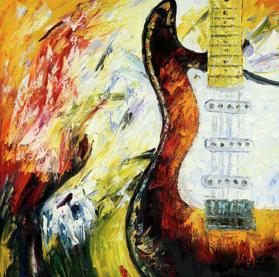 50 Strat Painting by Douglas Parr - Fine Art America