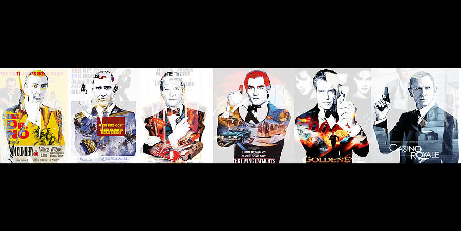 50 Years of Bond Digital Art by Kurt Ramschissel