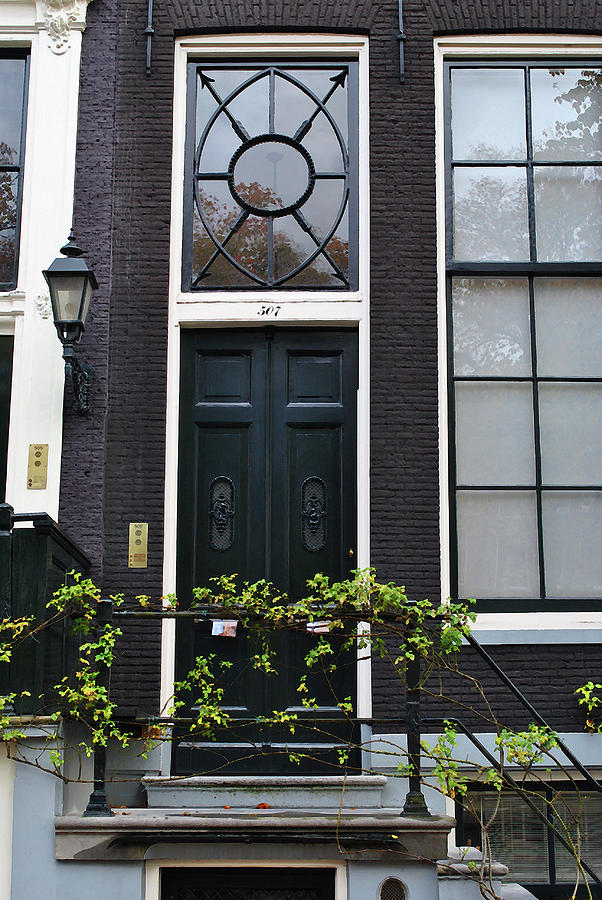 507 Doors Of Amsterdam Green Photograph By Jost Houk