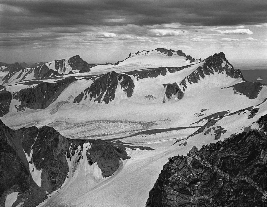 509437-BW High Peaks Wind River Range Photograph by Ed Cooper Photography