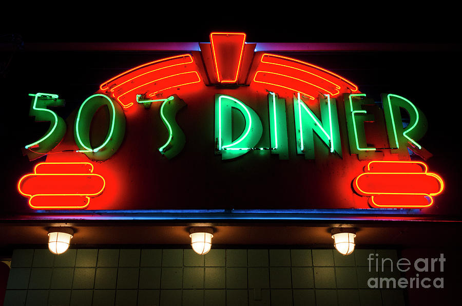 50s Diner Photograph by Bob Christopher