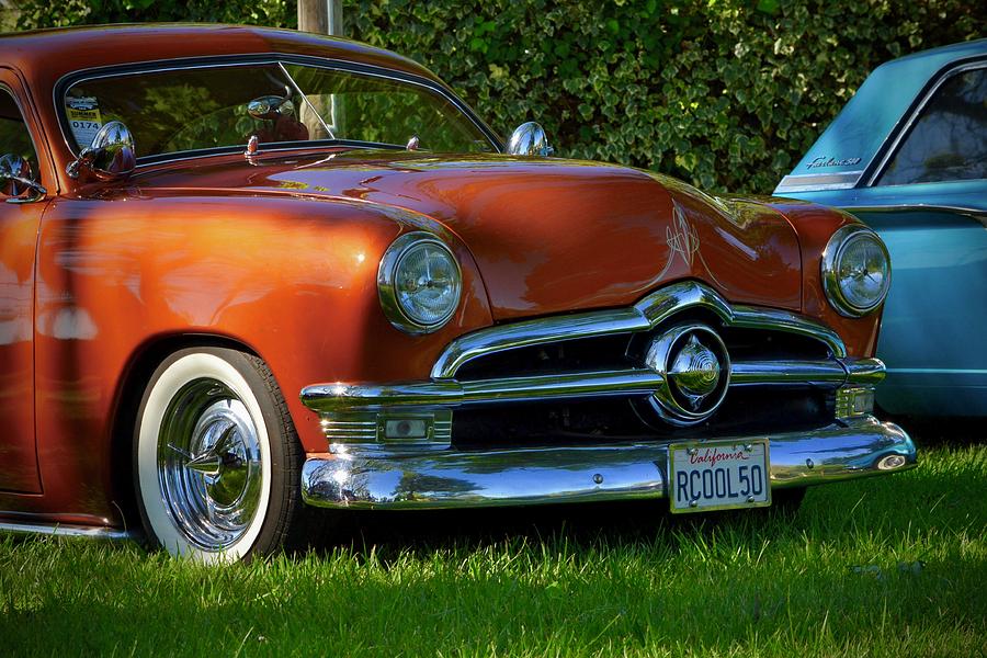 50s Ford in Orange Photograph by Dean Ferreira