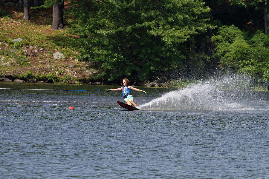 38th Annual Lakes Region Open Water Ski Tournament #51 Photograph by Benjamin Dahl