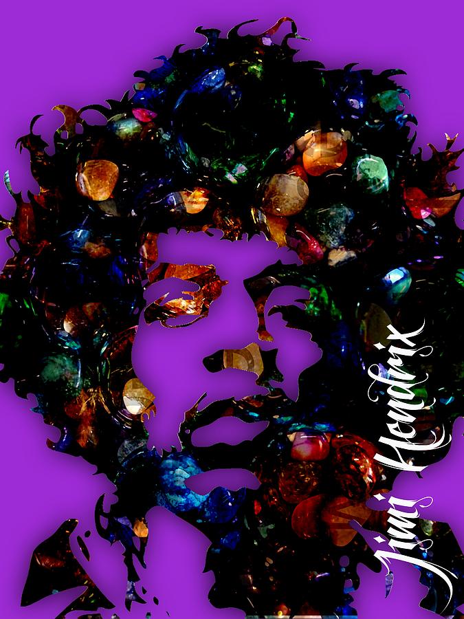 Jimi Hendrix Collection #51 Mixed Media by Marvin Blaine