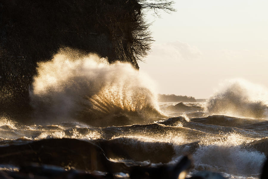 Lake Erie Waves #51 Photograph by Dave Niedbala