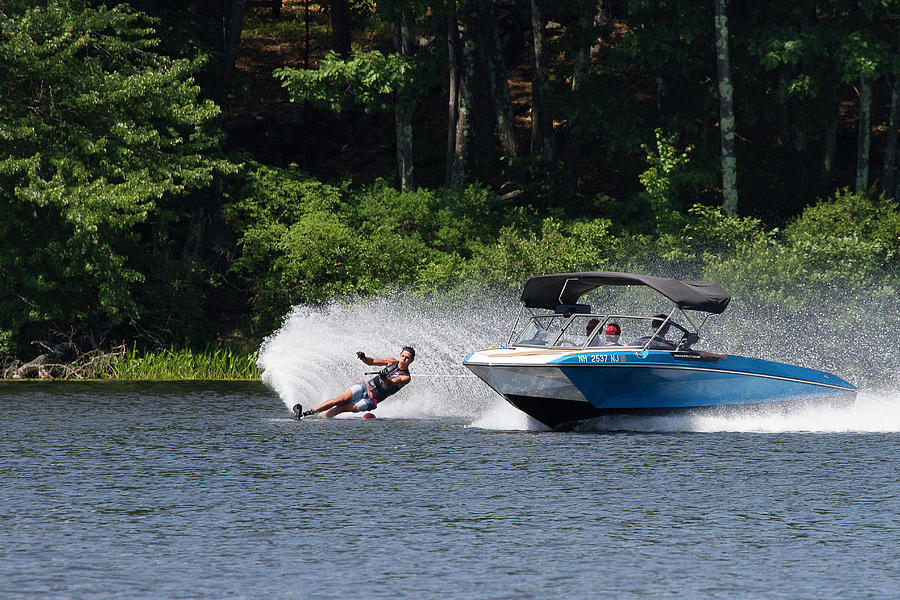 38th Annual Lakes Region Open Water Ski Tournament #52 Photograph by Benjamin Dahl