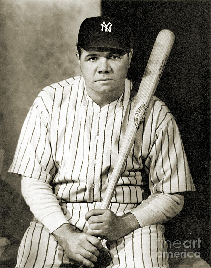New York Yankees Photograph - George H. Ruth by Nickolas Muray