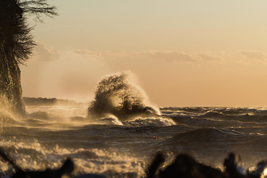 Lake Erie Waves #52 Photograph by Dave Niedbala