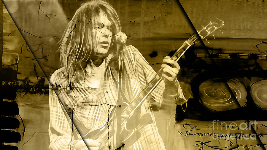 Neil Young Mixed Media - Neil Young Collection #52 by Marvin Blaine