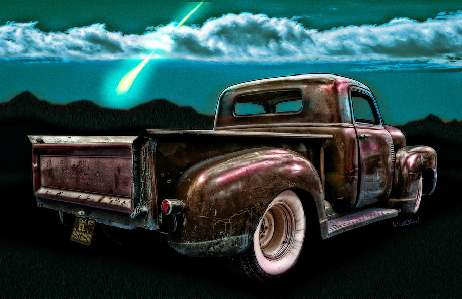 52 Rat Truck El Borracho and the Midnight Wish Digital Art by Chas Sinklier