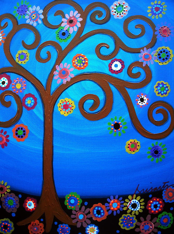 Tree Of Life #52 Painting by Pristine Cartera Turkus