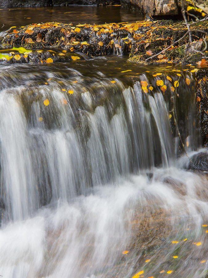 Fall Photograph - Waterfall #52 by Borje Olsson