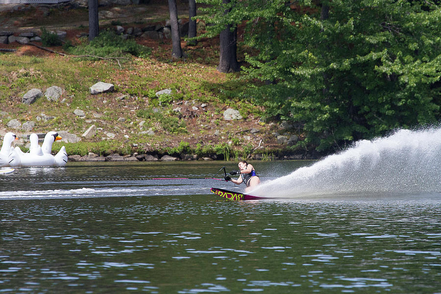 38th Annual Lakes Region Open Water Ski Tournament #53 Photograph by Benjamin Dahl