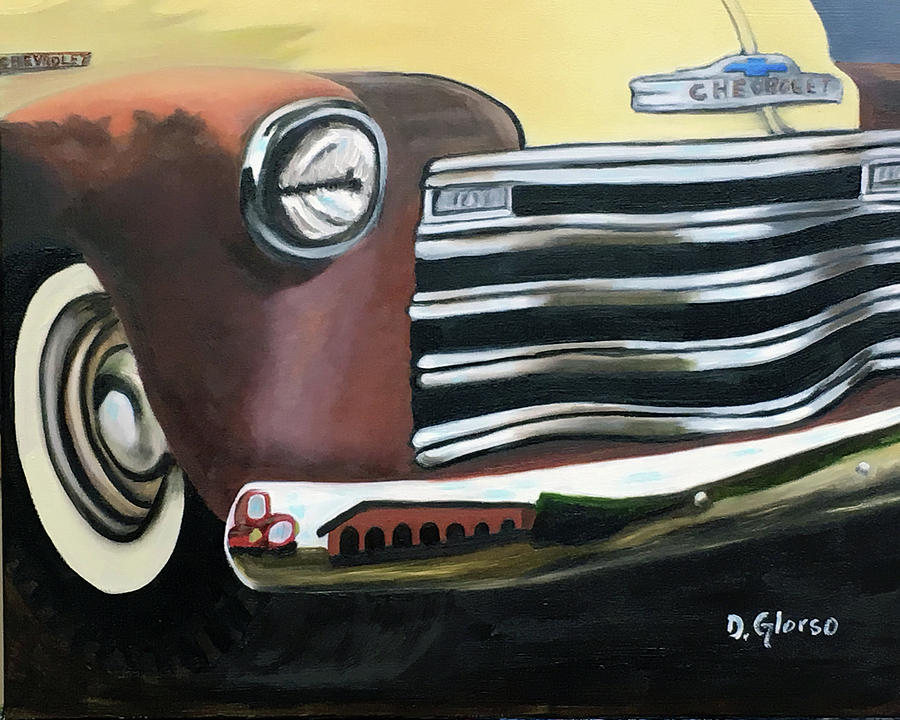 53 Chevy Truck Painting by Dean Glorso