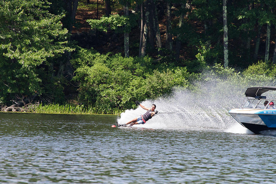 38th Annual Lakes Region Open Water Ski Tournament #54 Photograph by Benjamin Dahl