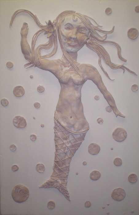 Reliefs Relief - Dimpled Mermaid by Christine Ward Reliefs Relief - Dimpled Mermaid by Christine Ward