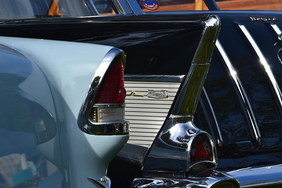55 and 57 Chevys Photograph by Dean Ferreira