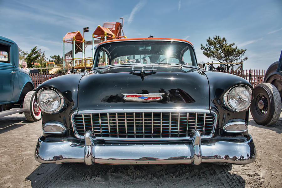 55 Chevy at The Race Of Gentlemen Photograph by Kristia Adams