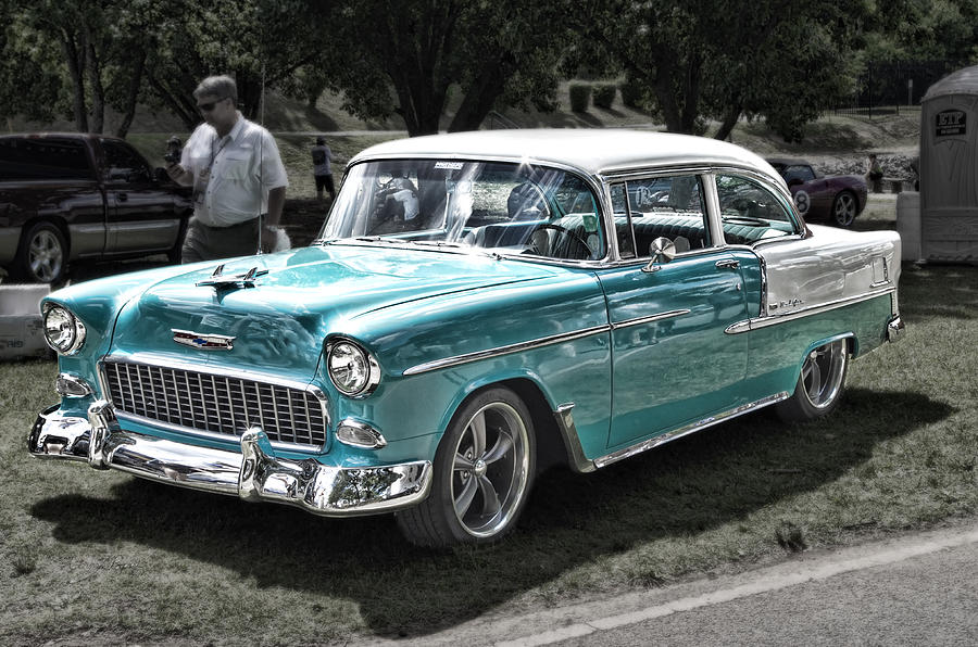 55 Chevy Bel Air Photograph by Sharon Popek