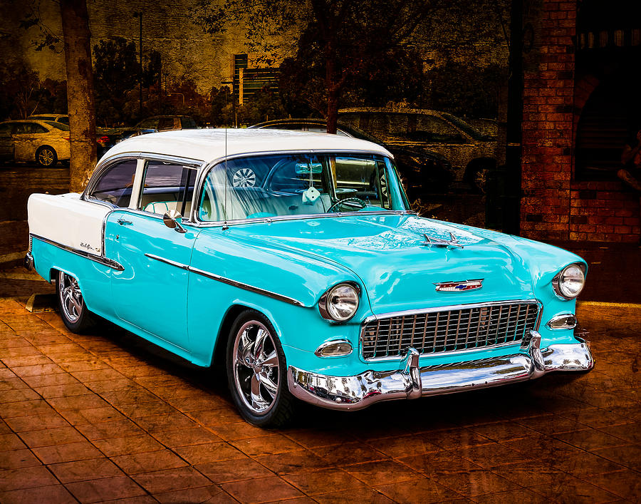 55 Chevy Photograph by Hugh Mobley - Fine Art America