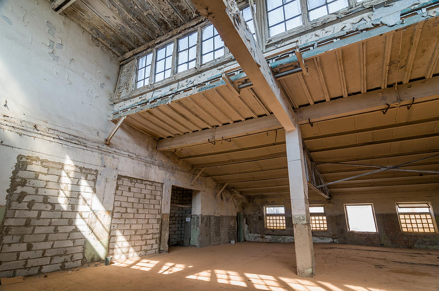 Deserted Warehouse Photograph