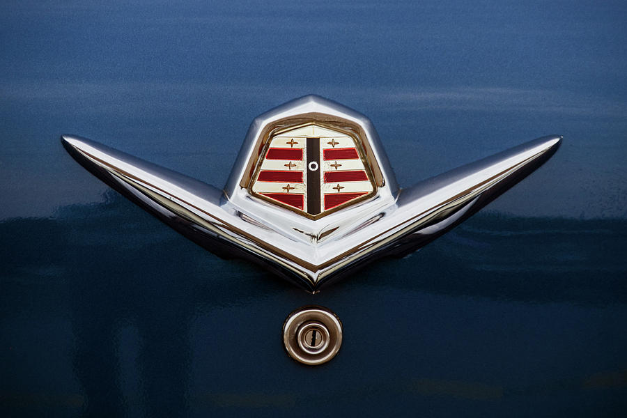 55 Dodge Trunk Emblem #55 Photograph by Ira Marcus