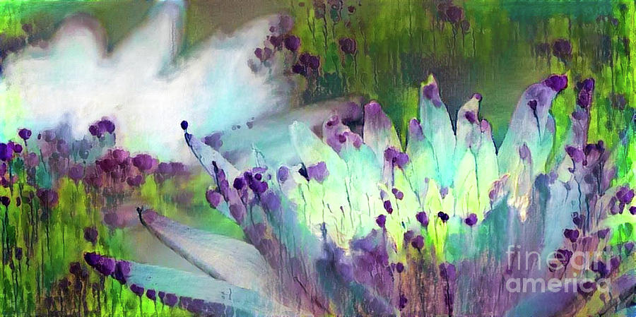 Jeweled Water Lilies #55 Digital Art by Amy Cicconi