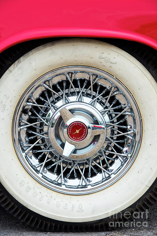 55 Red Thunderbird Photograph by Tim Gainey