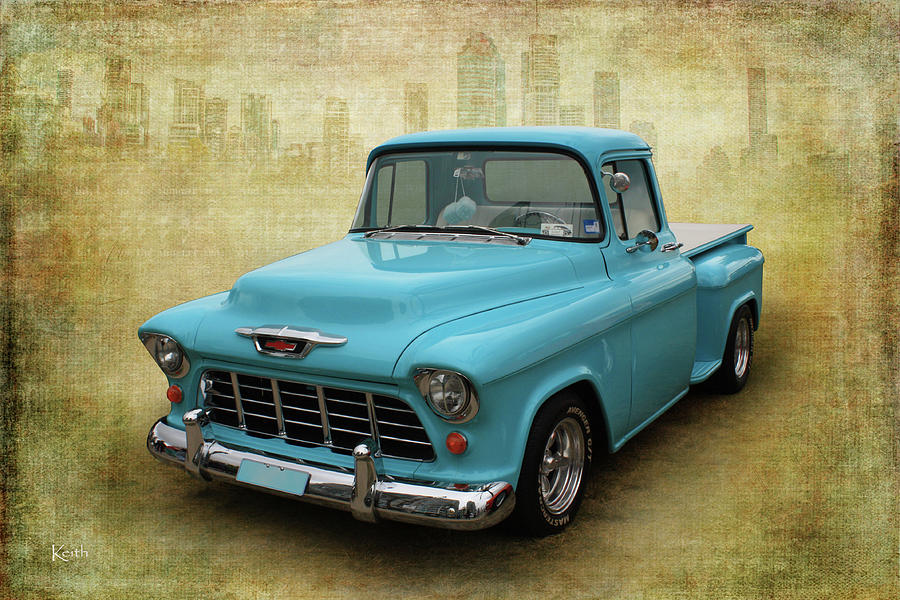 55 Stepside Photograph by Keith Hawley