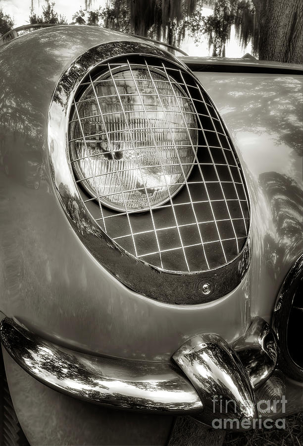 55 Vette Headlight Photograph by Arttography LLC