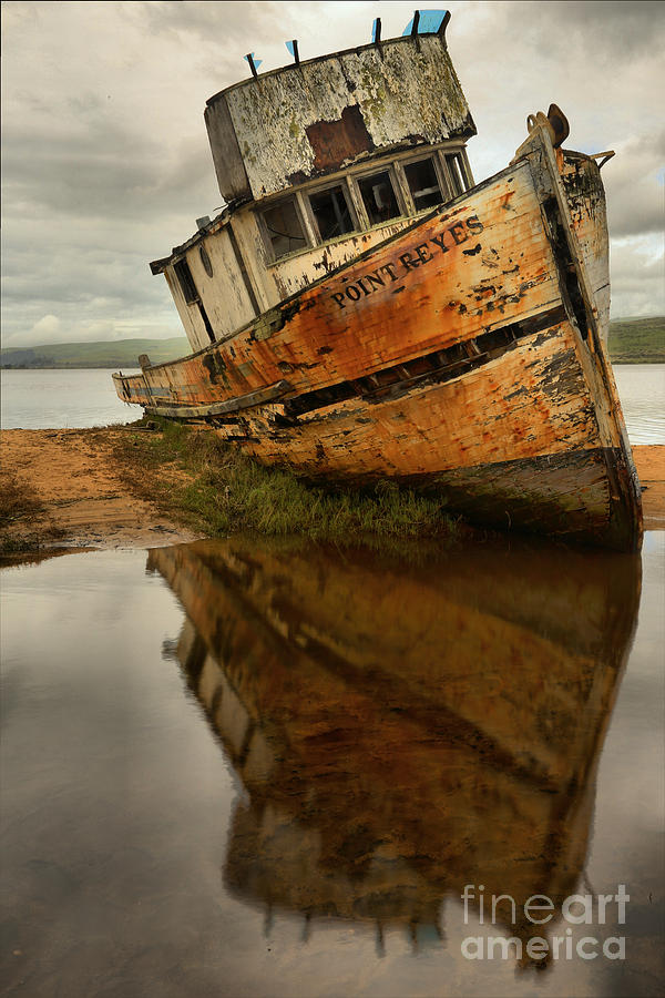 Point Reyes Photograph - Retired Fishing Boat by Adam Jewell
