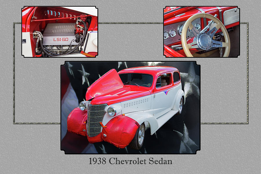 5515.01 1938 Chevrolet Sedan #551501 Photograph by M K Miller